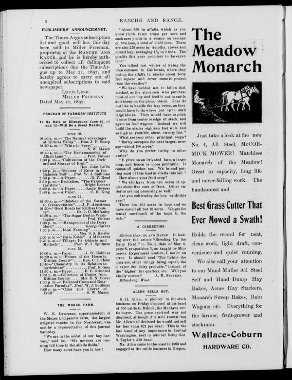 Newspaper page, 1897-06-07