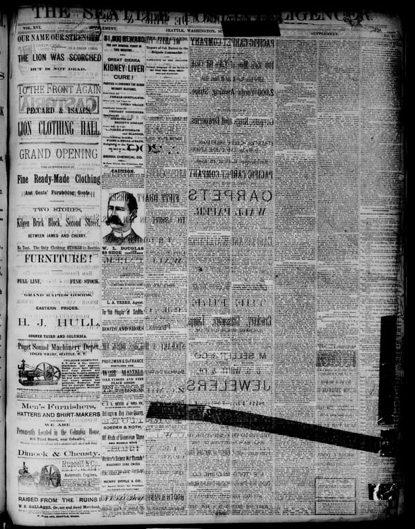 Newspaper page, 1889-07-07