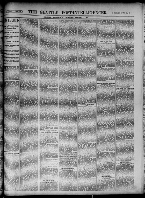 Newspaper page, 1891-01-01