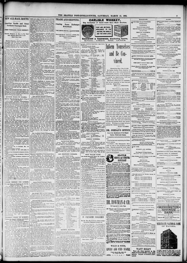 Newspaper page, 1892-03-12