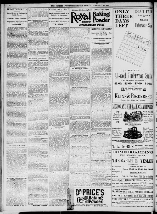 Newspaper page, 1893-02-10