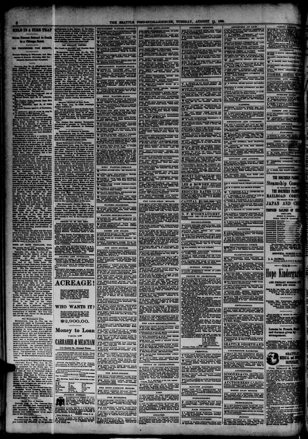 Newspaper page, 1893-08-15