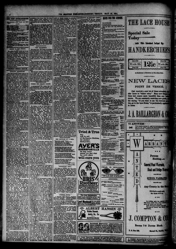 Newspaper page, 1894-05-18