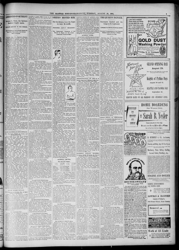 Newspaper page, 1894-08-28
