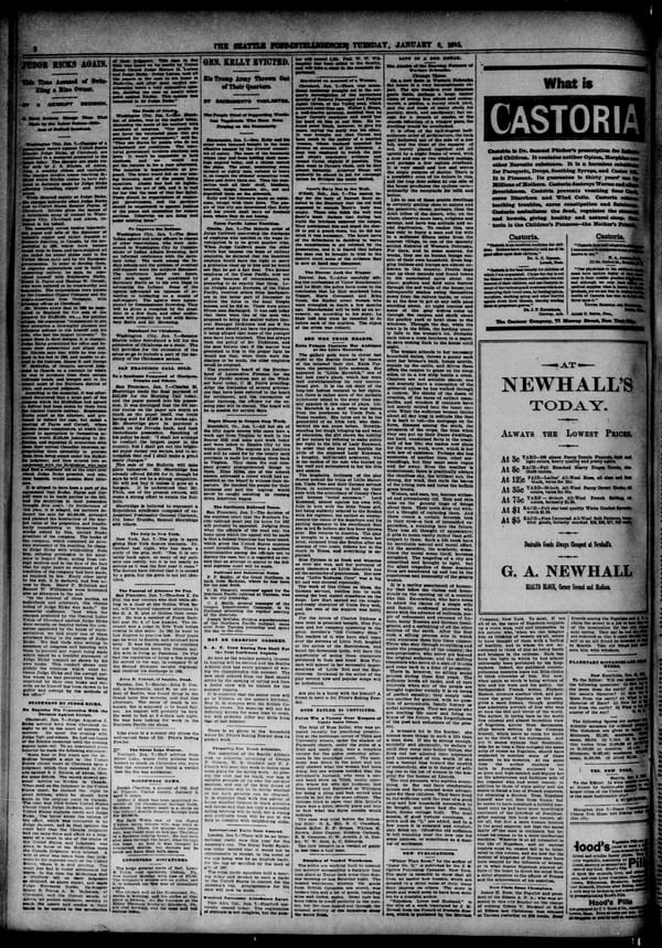 Newspaper page, 1895-01-08
