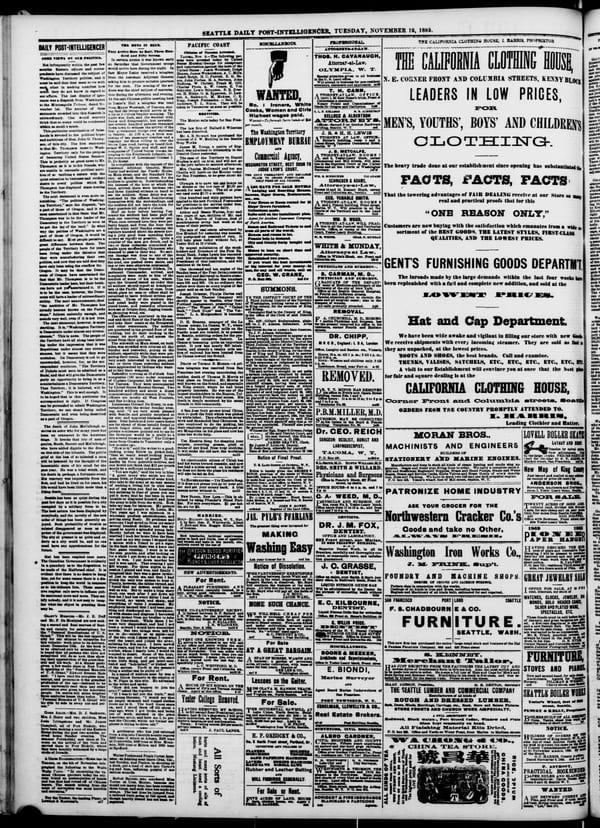 Newspaper page, 1885-11-10