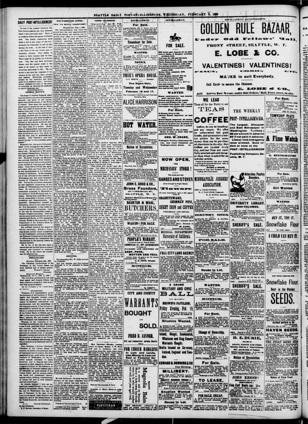 Newspaper page, 1886-02-10