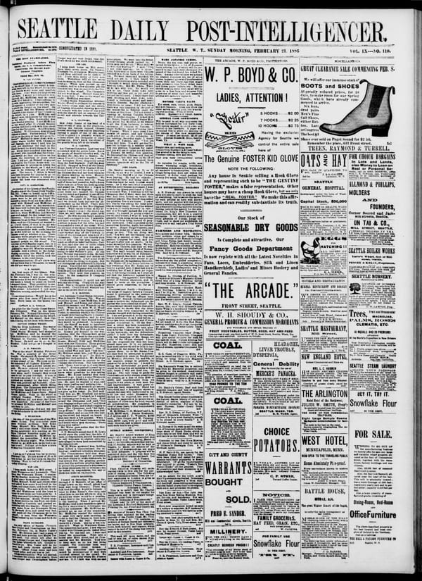 Newspaper page, 1886-02-21