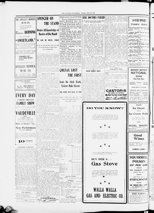 Newspaper page, 1903-05-29