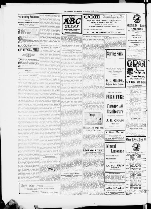 Newspaper page, 1903-06-04