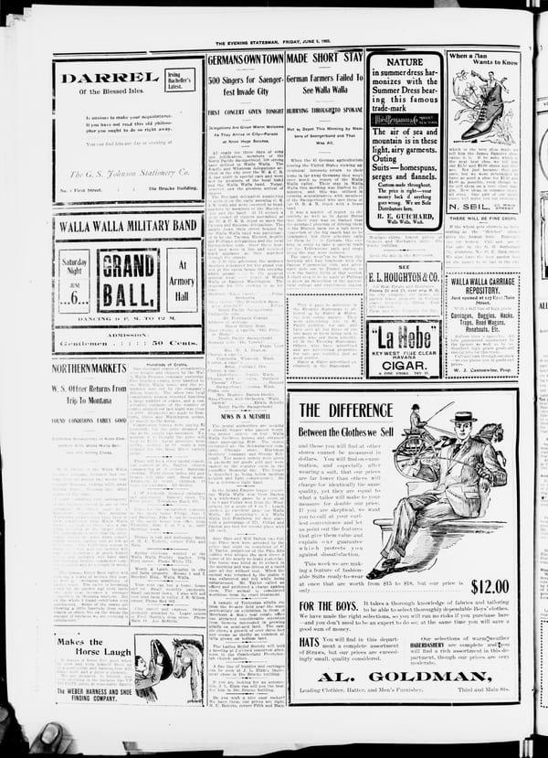Newspaper page, 1903-06-05
