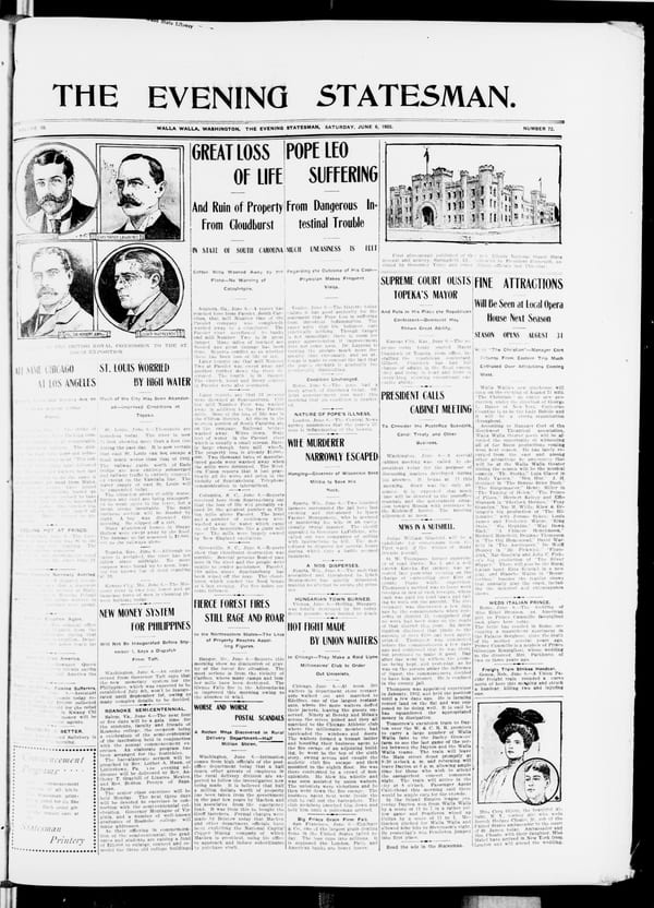 Newspaper page, 1903-06-06