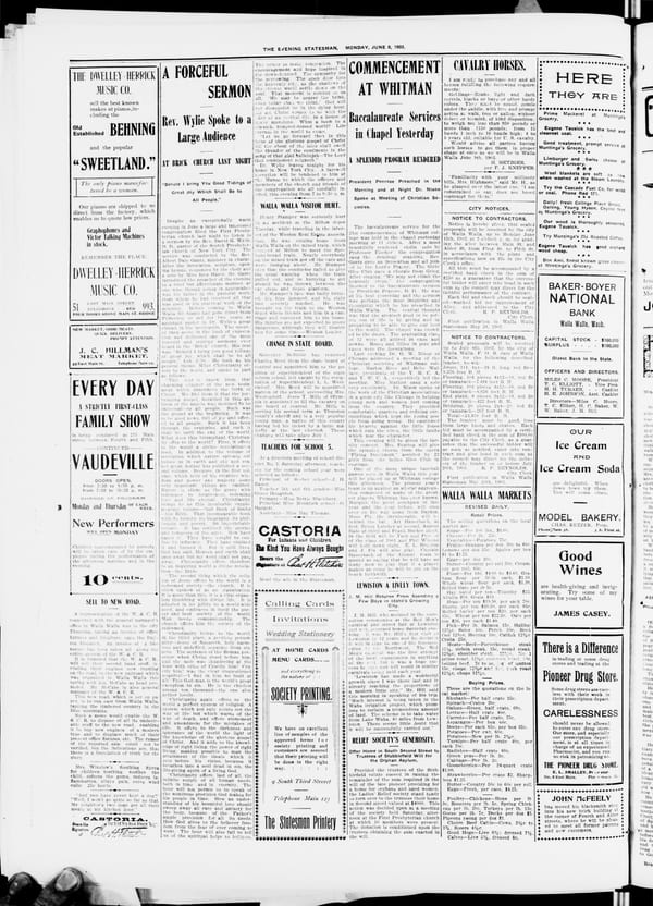 Newspaper page, 1903-06-08