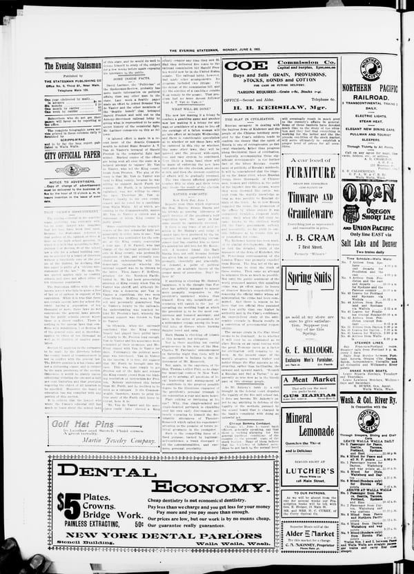 Newspaper page, 1903-06-08