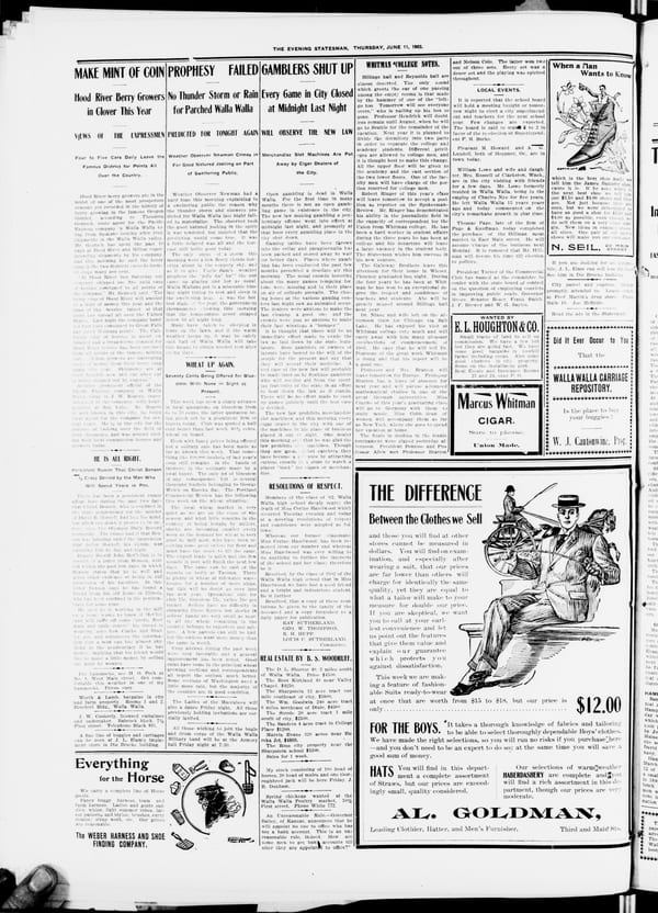 Newspaper page, 1903-06-11