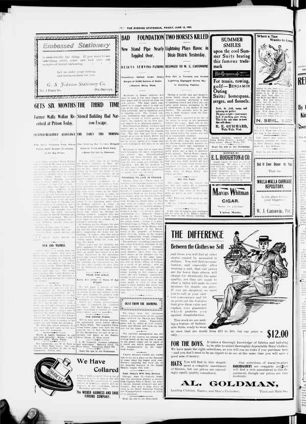 Newspaper page, 1903-06-12