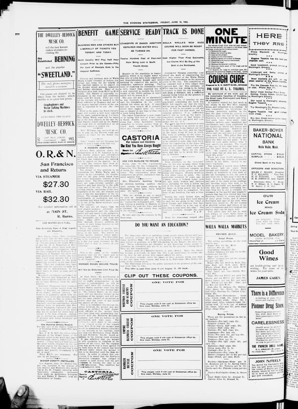 Newspaper page, 1903-06-19