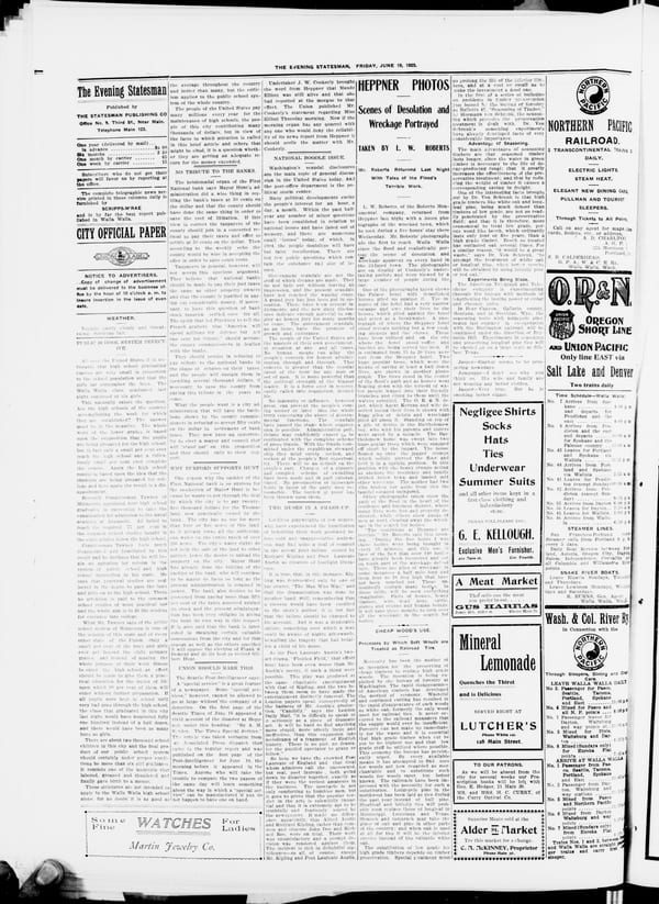 Newspaper page, 1903-06-19
