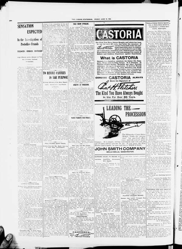 Newspaper page, 1903-06-19