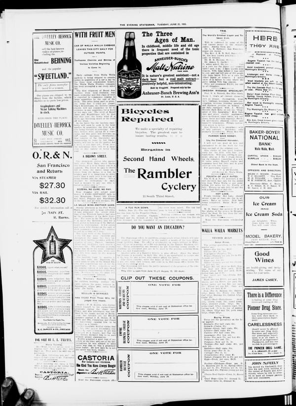 Newspaper page, 1903-06-23