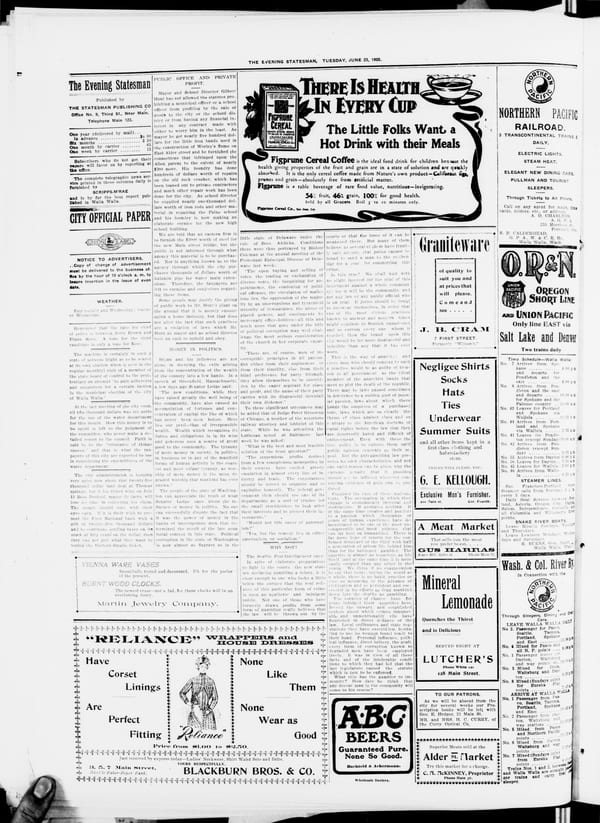 Newspaper page, 1903-06-23
