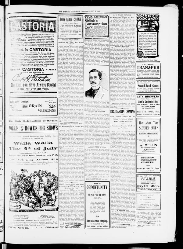 Newspaper page, 1903-07-02