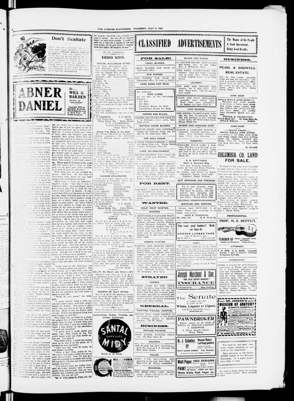 Newspaper page, 1903-07-02