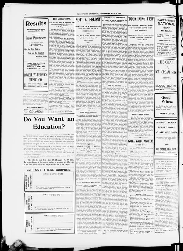 Newspaper page, 1903-07-15