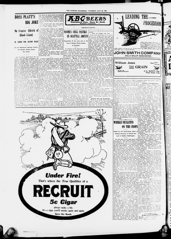 Newspaper page, 1903-07-30