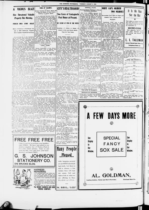 Newspaper page, 1903-08-04