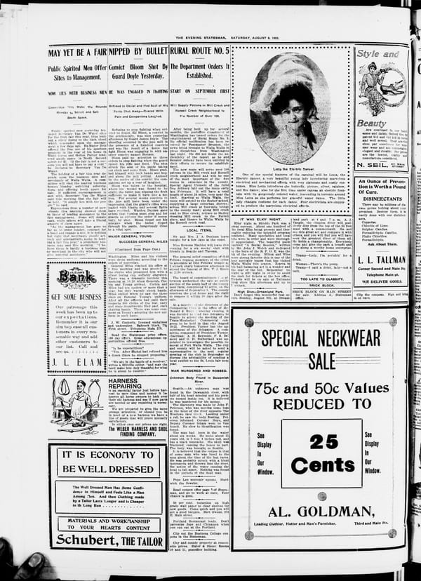 Newspaper page, 1903-08-08