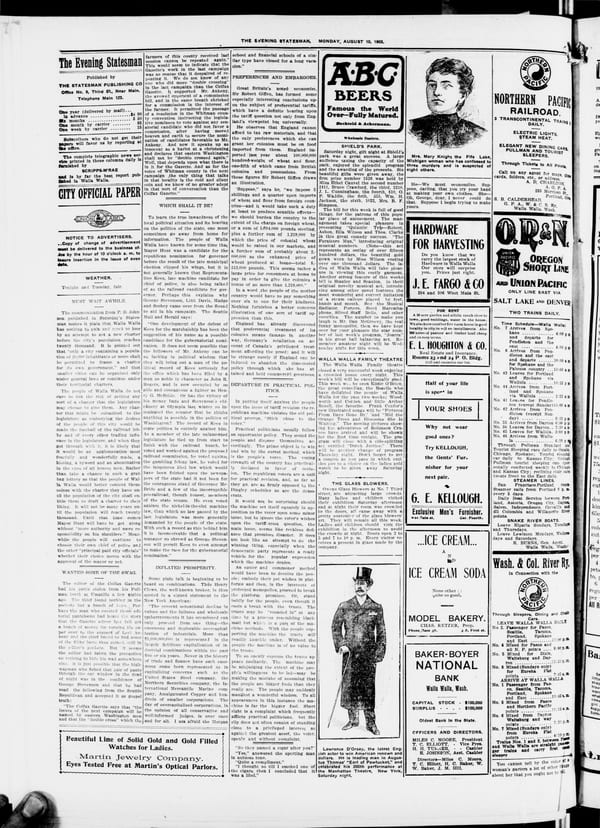 Newspaper page, 1903-08-10