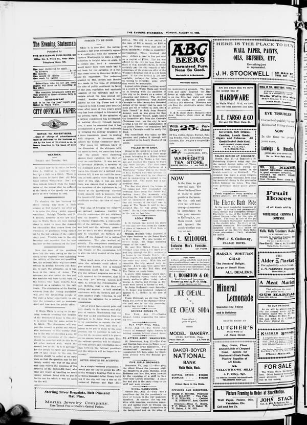 Newspaper page, 1903-08-17