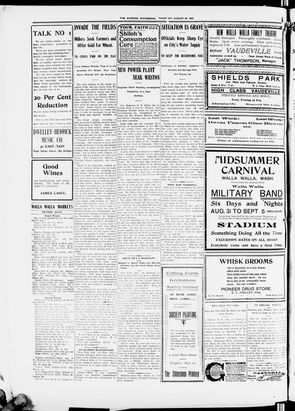 Newspaper page, 1903-08-20