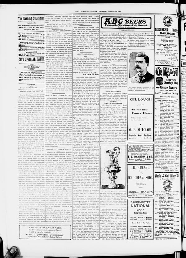 Newspaper page, 1903-08-20