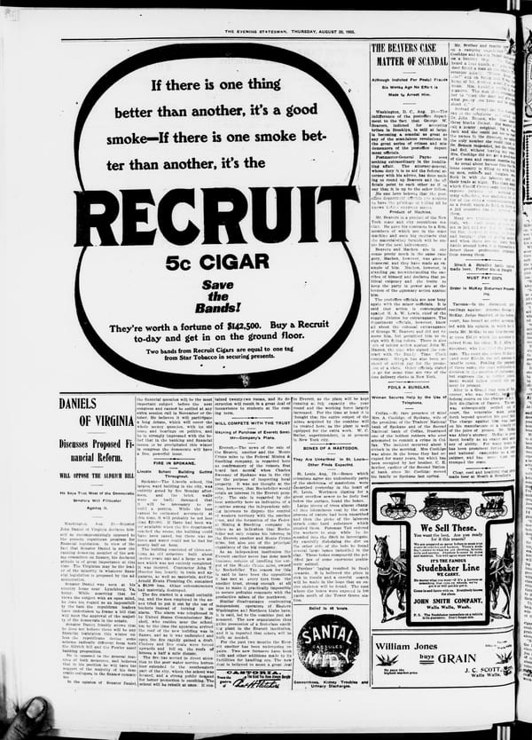 Newspaper page, 1903-08-20