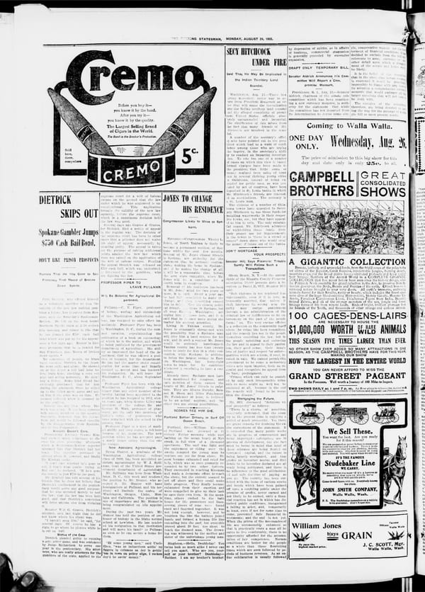 Newspaper page, 1903-08-24