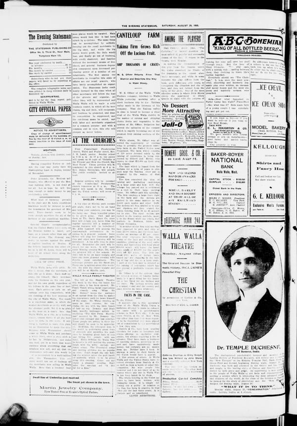 Newspaper page, 1903-08-29