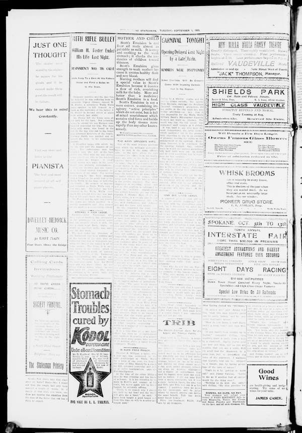 Newspaper page, 1903-09-01