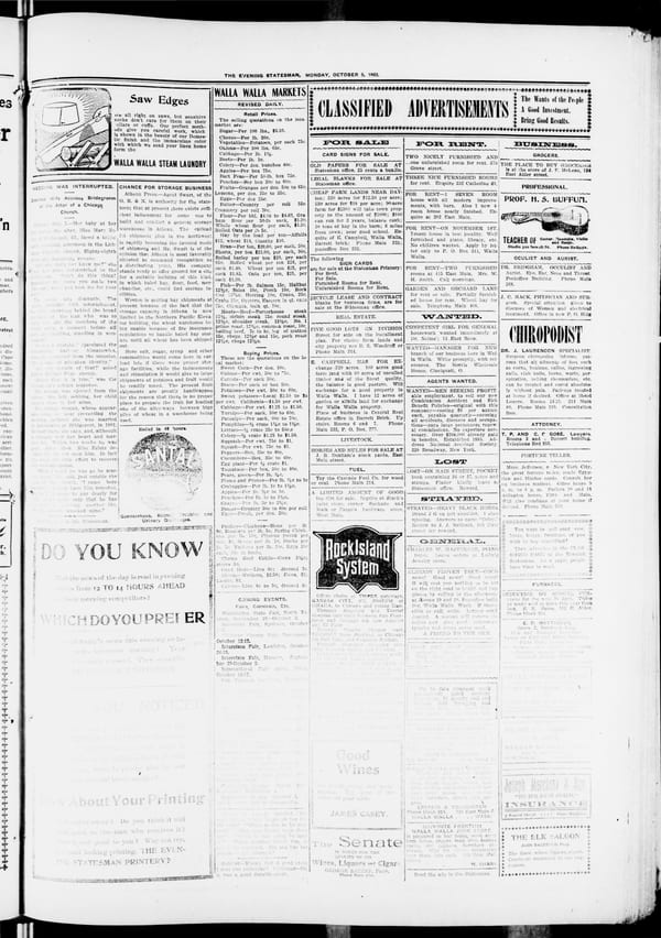 Newspaper page, 1903-10-05