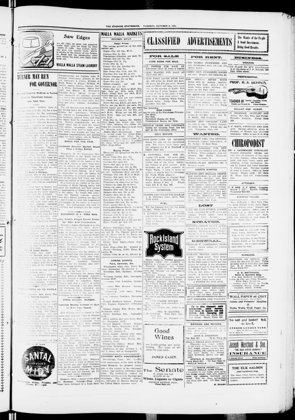 Newspaper page, 1903-10-06