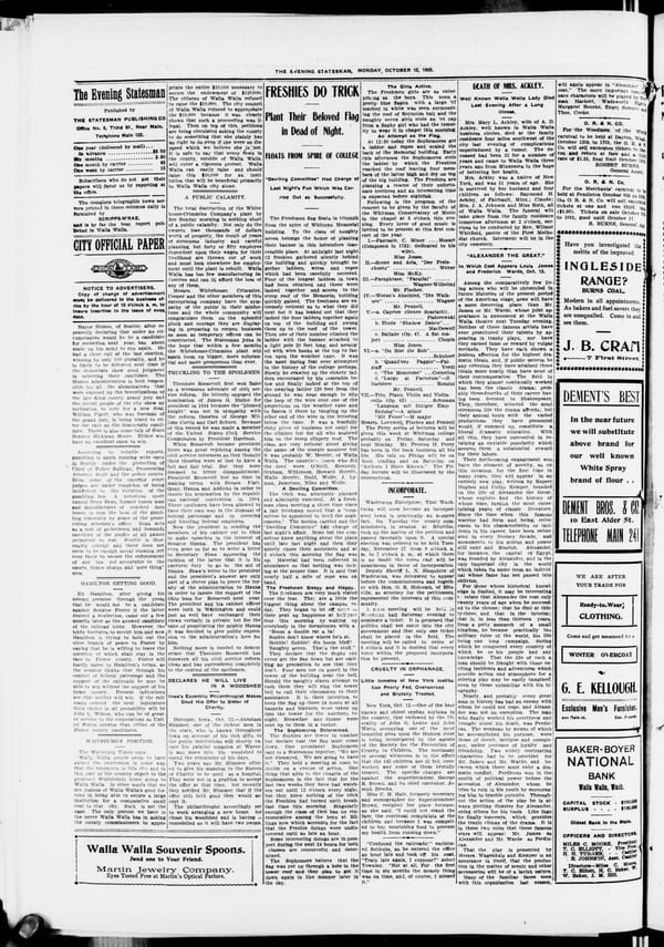 Newspaper page, 1903-10-12