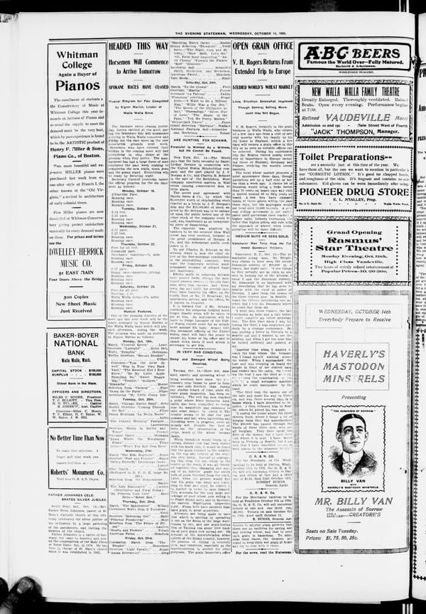 Newspaper page, 1903-10-14