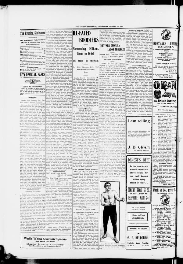 Newspaper page, 1903-10-14