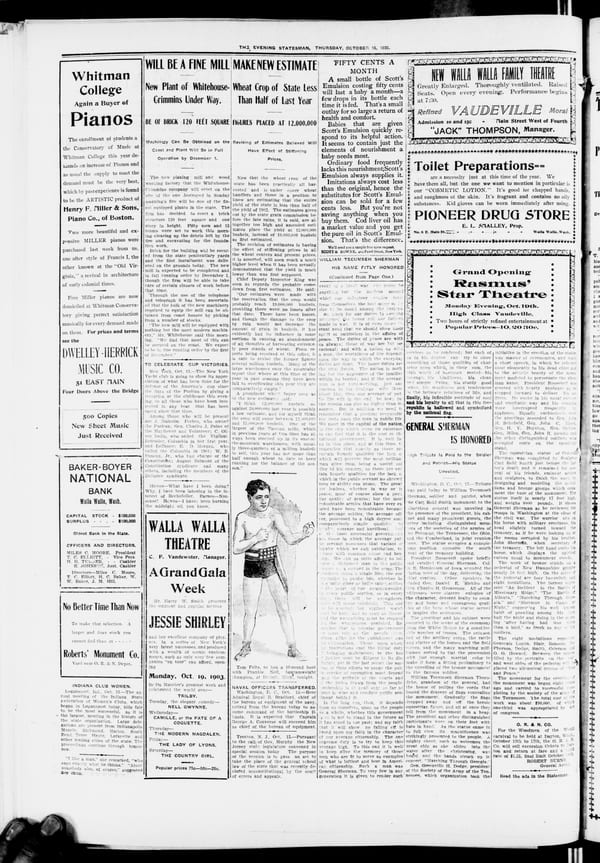 Newspaper page, 1903-10-15