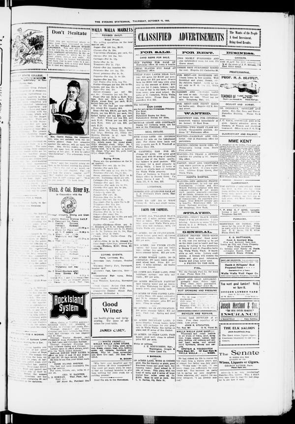 Newspaper page, 1903-10-15