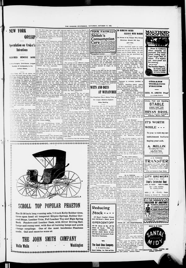 Newspaper page, 1903-10-17