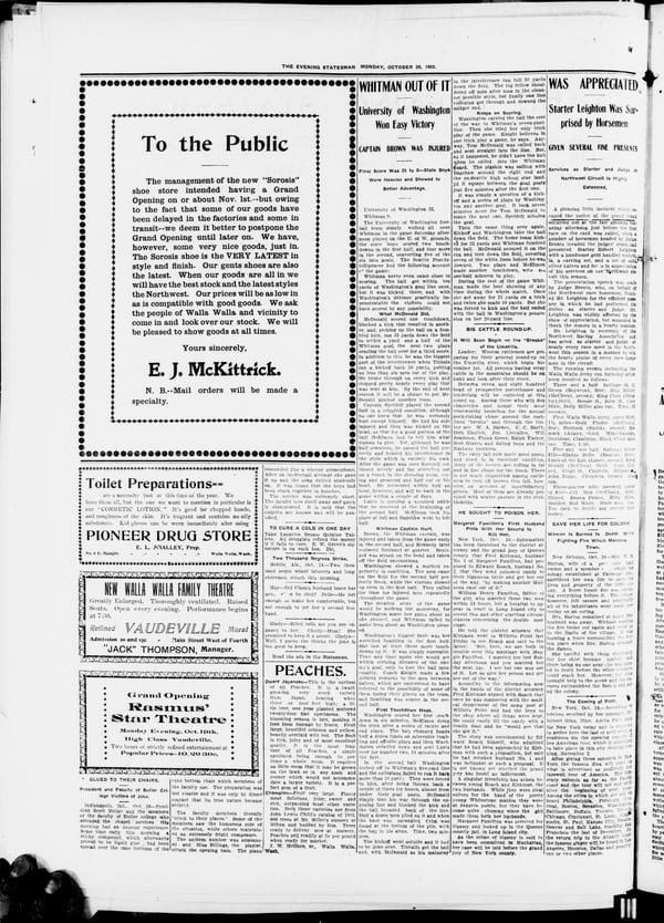 Newspaper page, 1903-10-26
