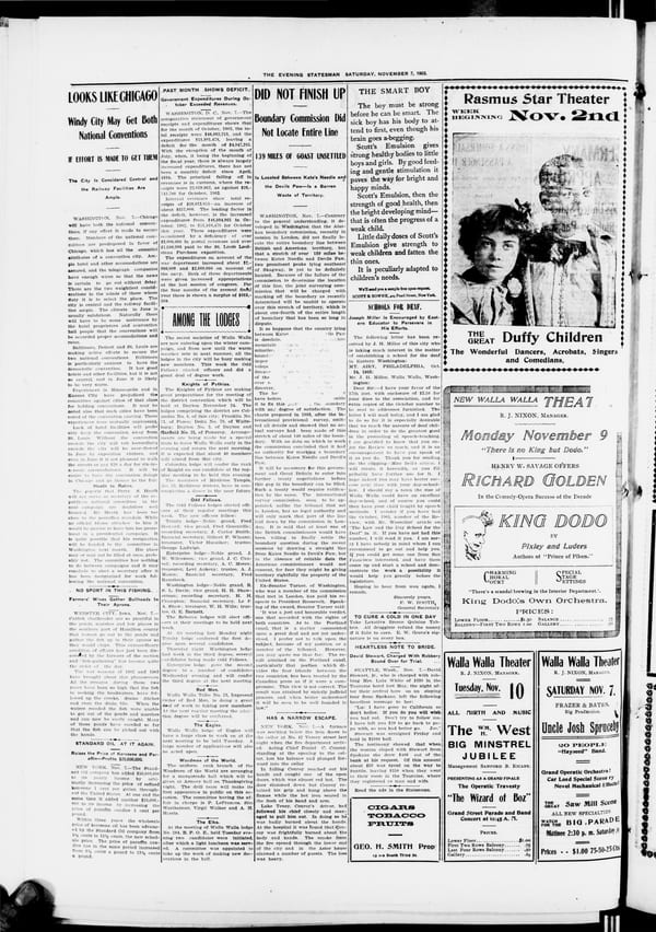 Newspaper page, 1903-11-07