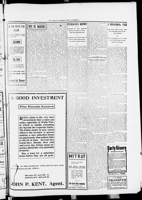 Newspaper page, 1903-11-27